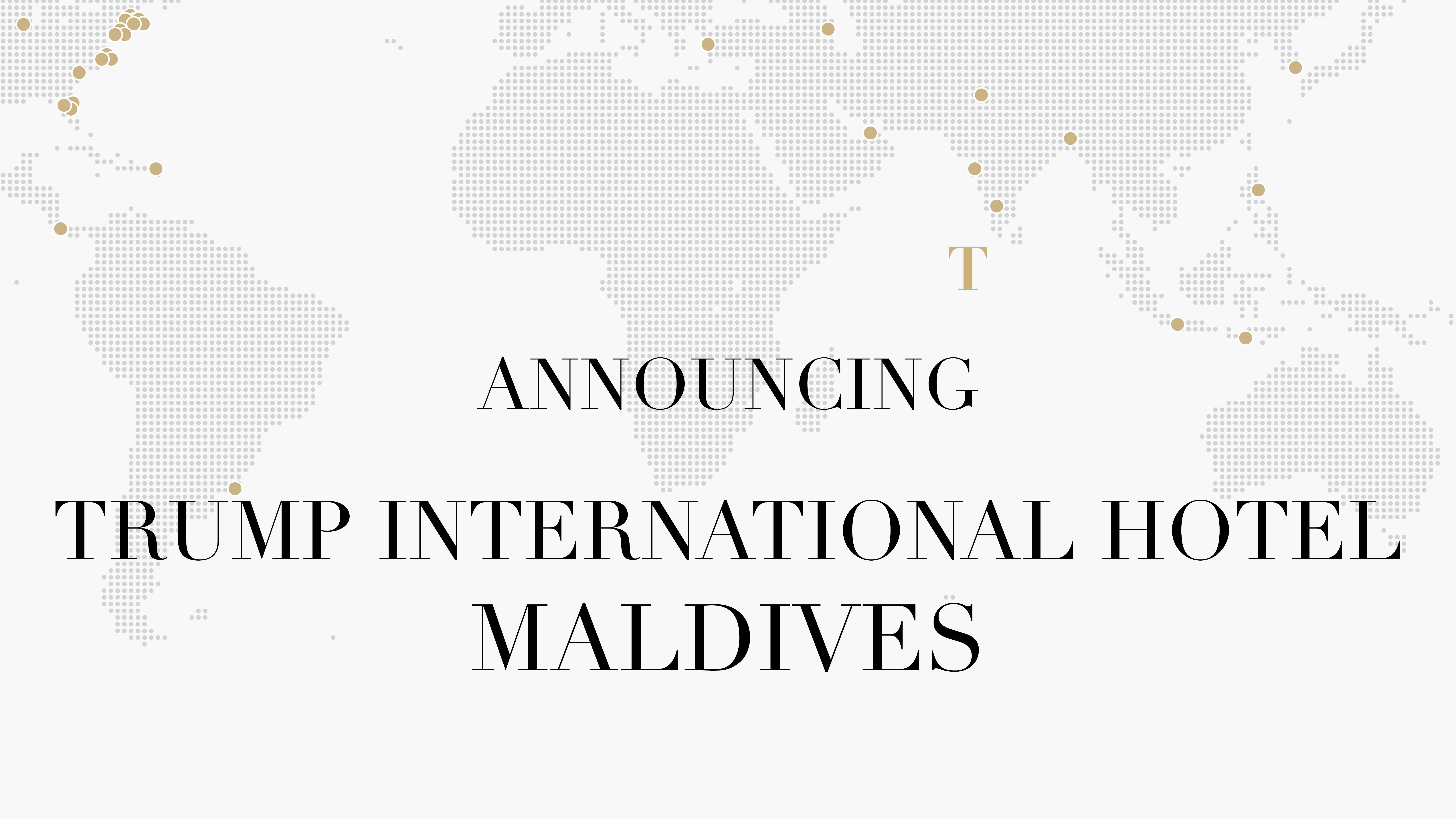 Dar Global and The Trump Organization Announce Two Global Firsts: Trump International Hotel Maldives and The World’s First Tokenized Hotel Development Project